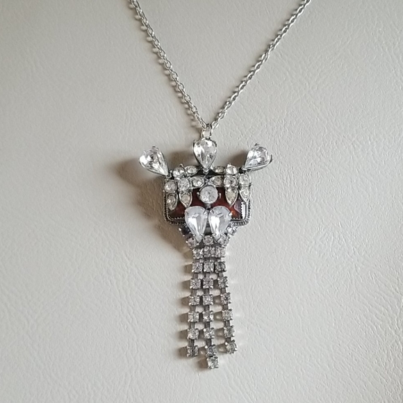 Repurposed Vintage Jewelry Assemblage Necklace - Picture 5 of 16